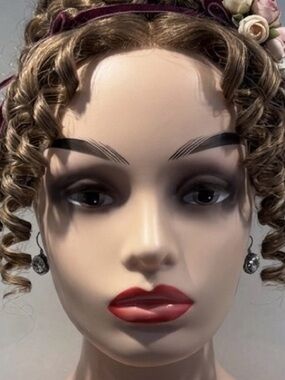 Vintage Gunmetal Regencycore Halo Drop Earrings